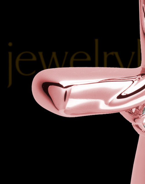 Rose Gold Elegant Cross Cremation Pendant