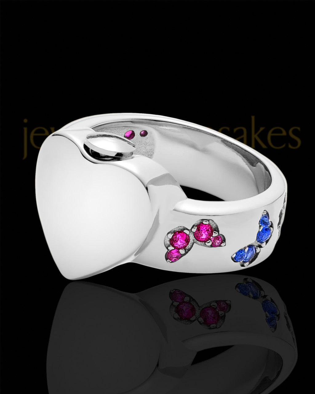Ladies Sterling Whimsical Heart Ring Keepsake Jewelry