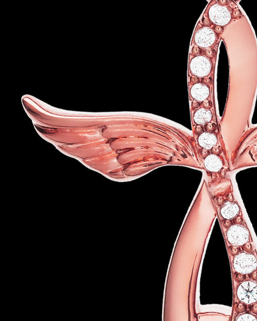 14K Rose Gold Glorified Cremation Jewelry