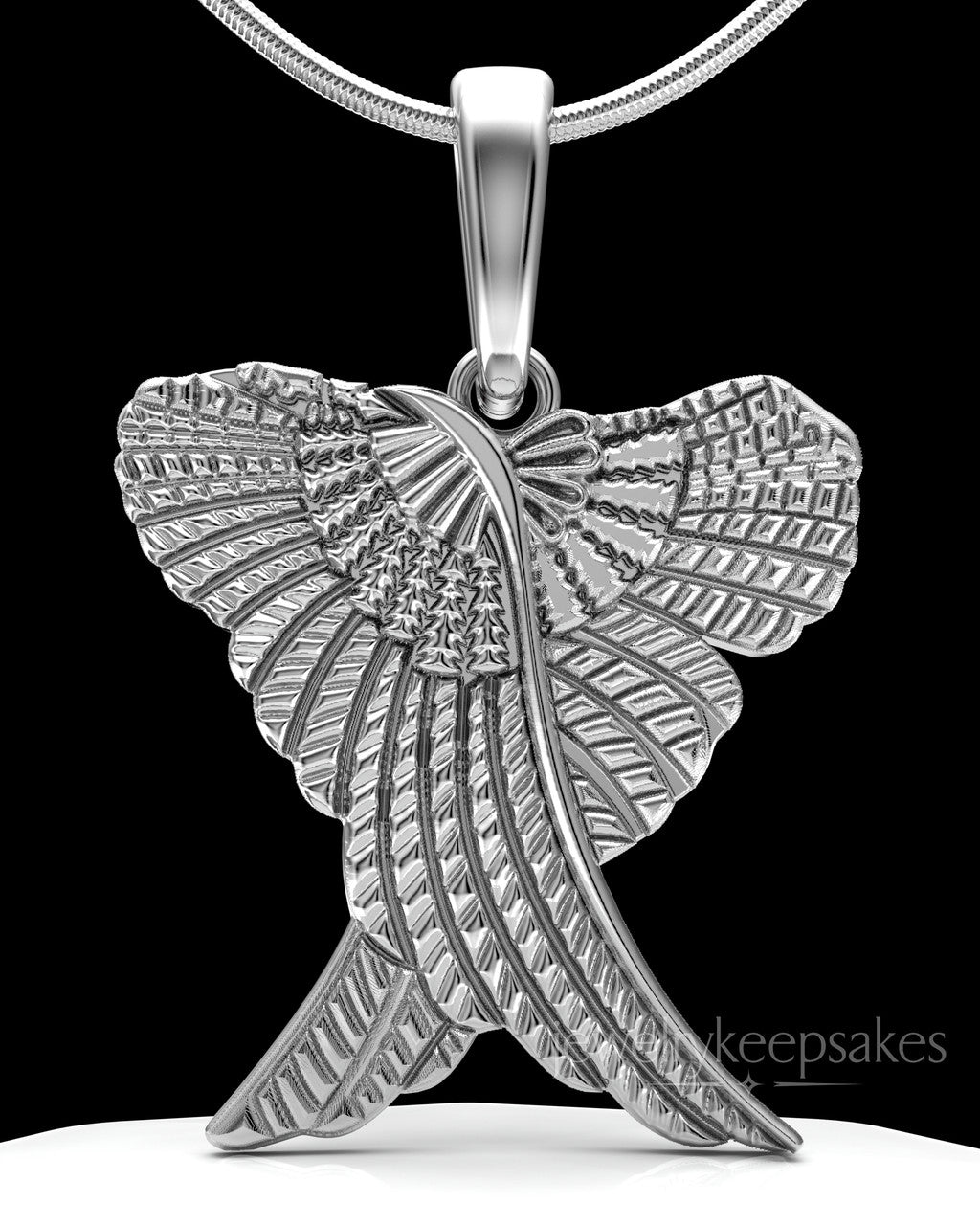 Sterling Silver Virtuous Permanently Sealed Waterproof Jewelry Urn