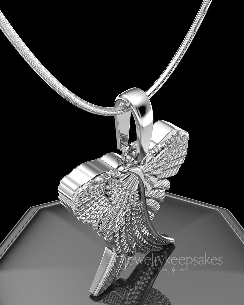 Sterling Silver Virtuous Permanently Sealed Waterproof Jewelry Urn