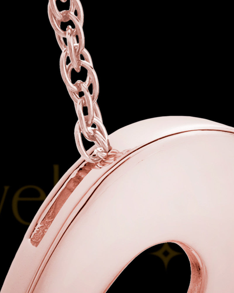 Urn Jewelry 14k Rose Gold Chic Heart Keepsake
