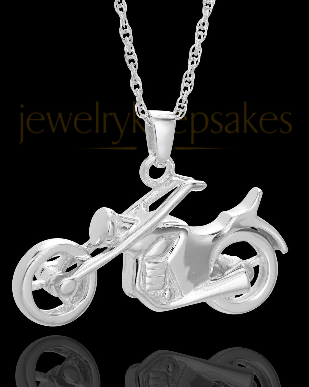 Cremains Jewelry Sterling Silver Cruisin Necklace