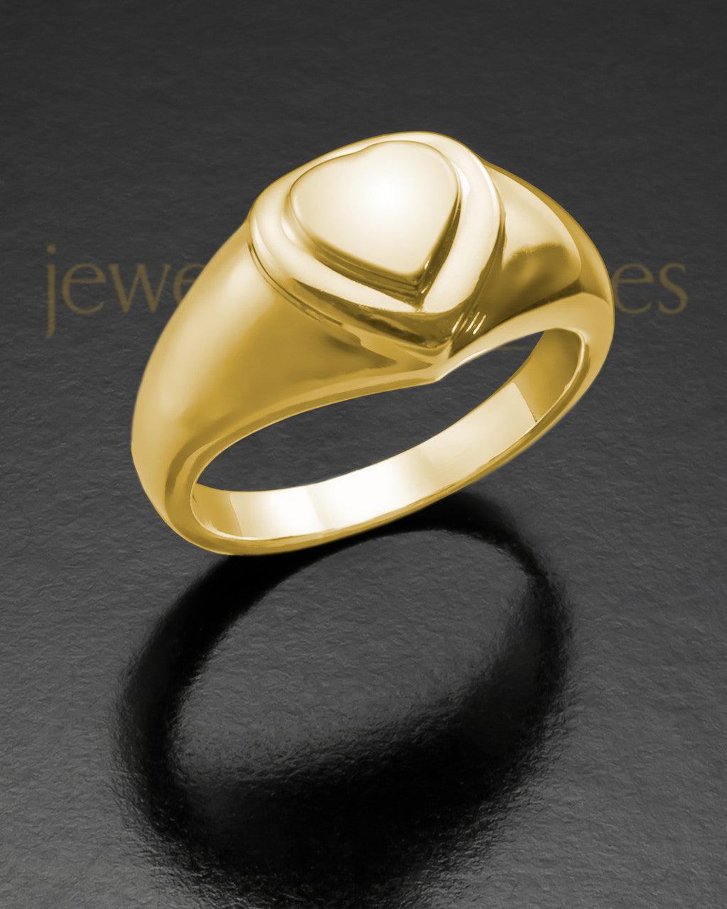 Ladies 14K Gold Forever Love Memorial Ring