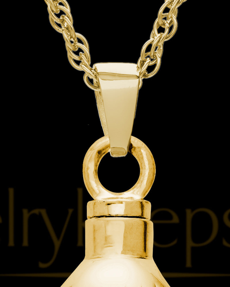 Ash Pendant Gold Vermeil Shells
