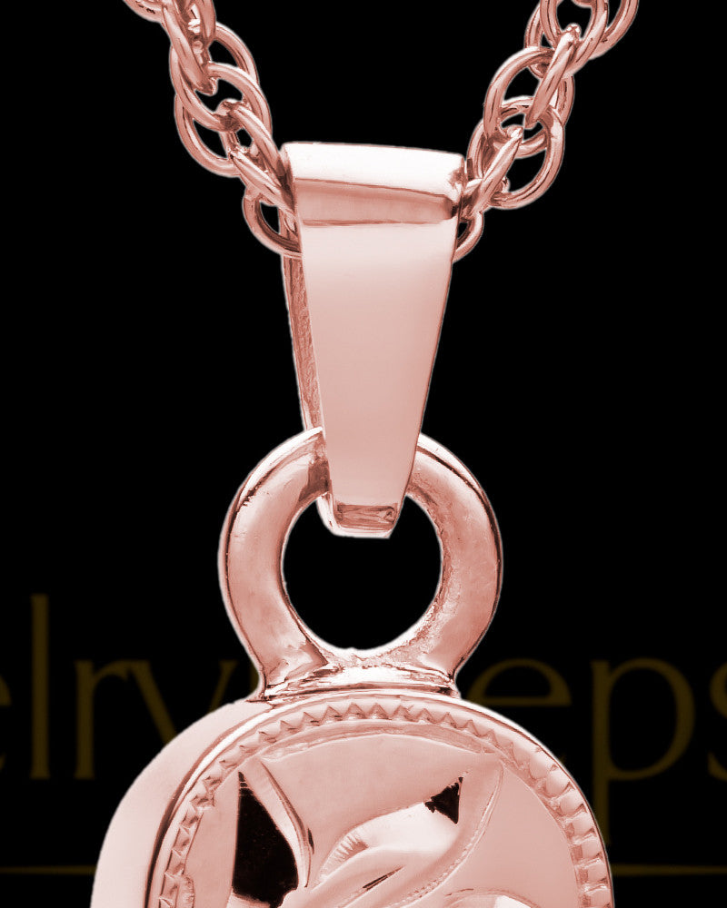 Locket Jewelry 14K Rose Gold Majesty Cylinder Keepsake