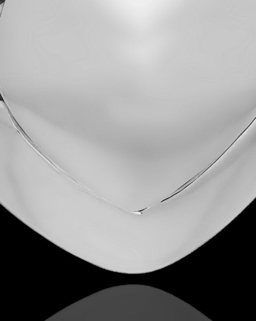 White Gold Purity Heart Cremation Pendant