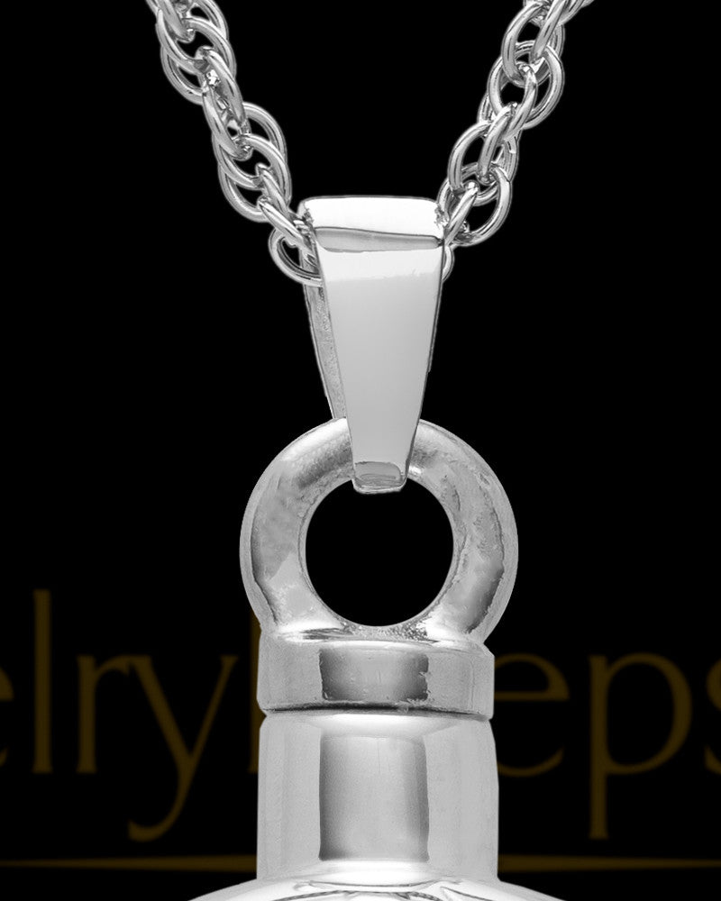 Keepsake Pendant Starburst Sterling Silver - Engravable