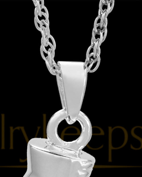 Spar White Gold Cremation Pendant