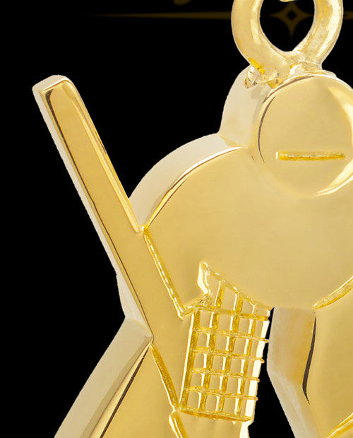 Remembrance Jewelry 14k Gold Ice Hockey Keepsake