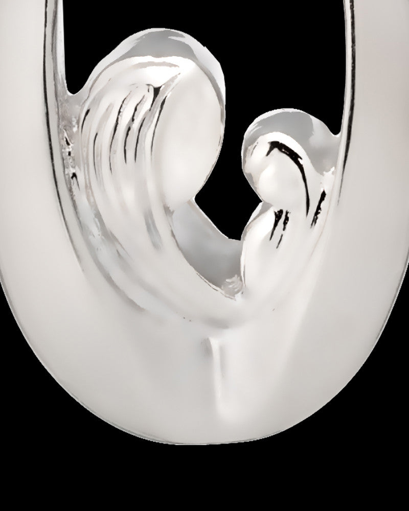 Jewelry Urn Sterling Silver Heartfelt Round Keepsake