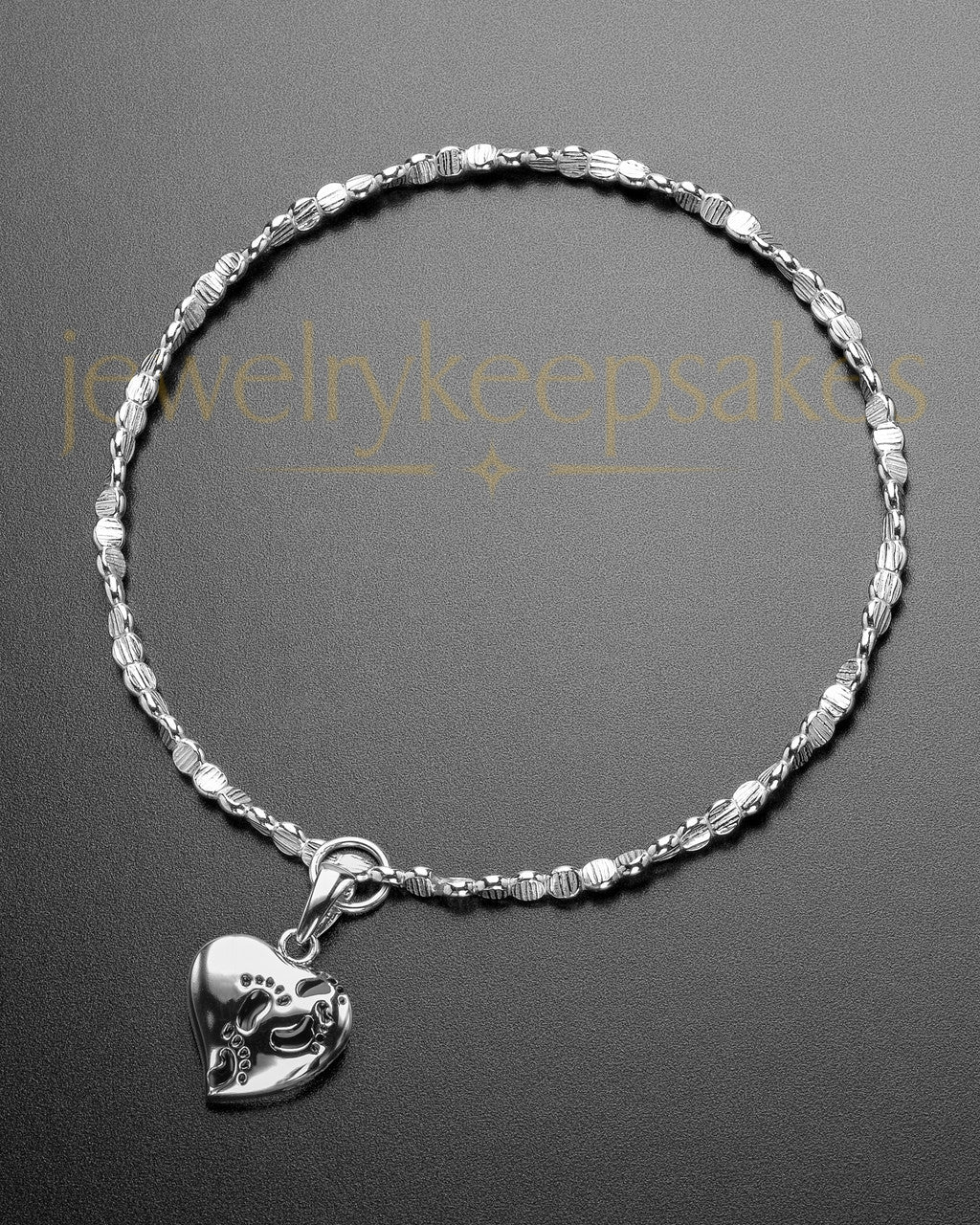 Luxury Journey To My Heart Sterling Cremation Bracelet