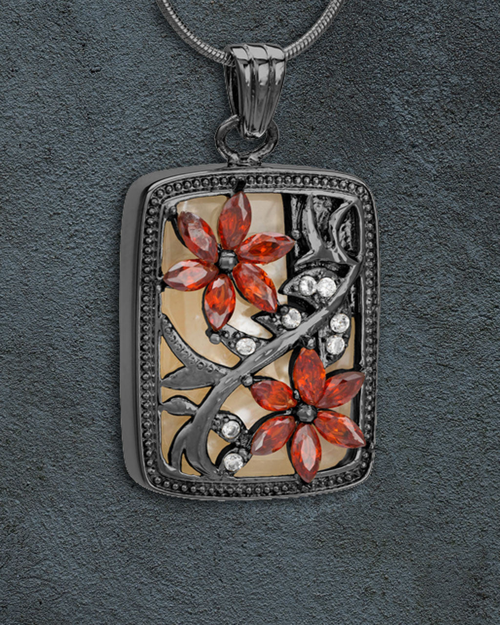 Black Spring Garden Cremation Keepsake