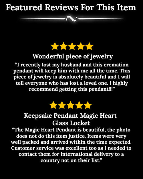Keepsake Pendant Magic Heart Glass Locket