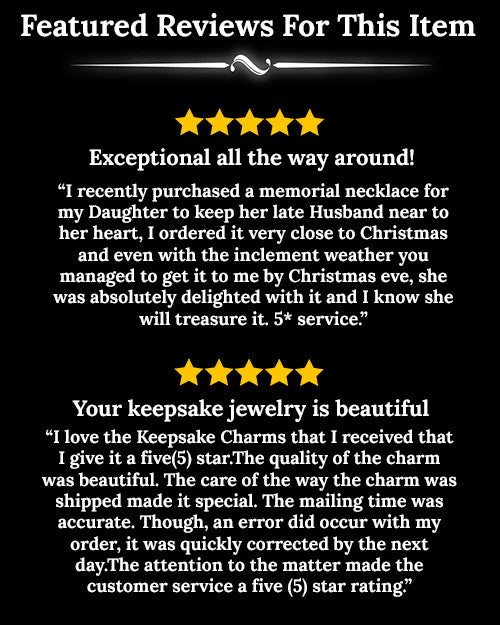 Gold Plated Companion Memorial Jewelry