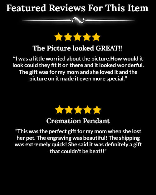 Photo Engraved Heart Rose Gold Plated on Stainless Cremation Pendant