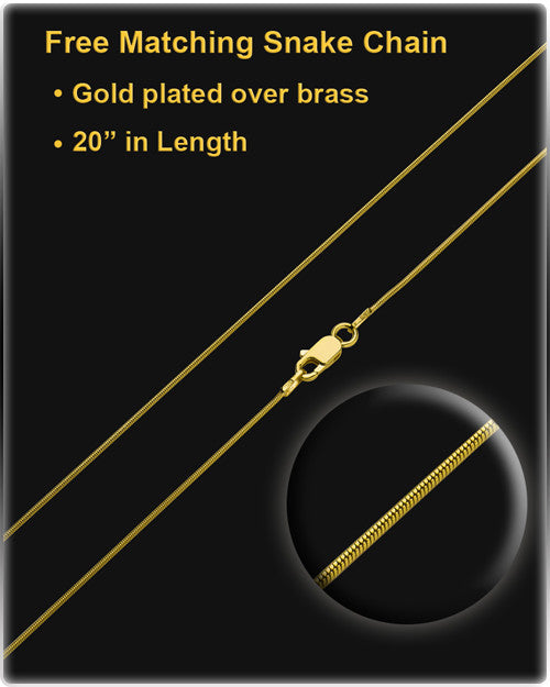 Gold Plated Birthstone Rectangle Thumbprint With Signature Pendant