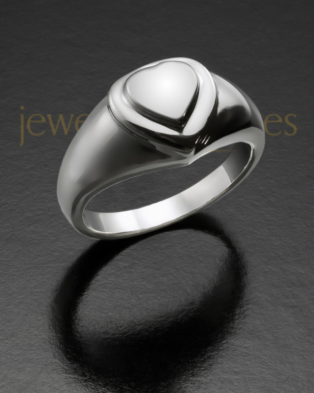 Ladies Silver Forever Love Memorial Ring