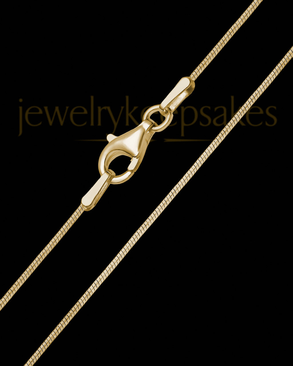 18" Gold Premium Plated Snake Chain