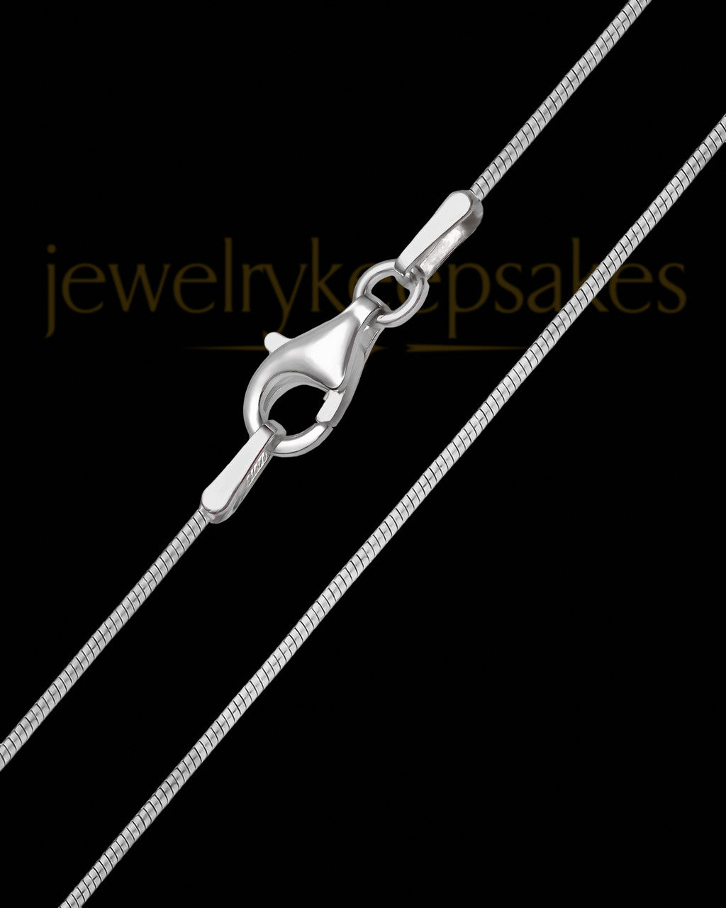 18" Sterling Silver Premium Snake Chain
