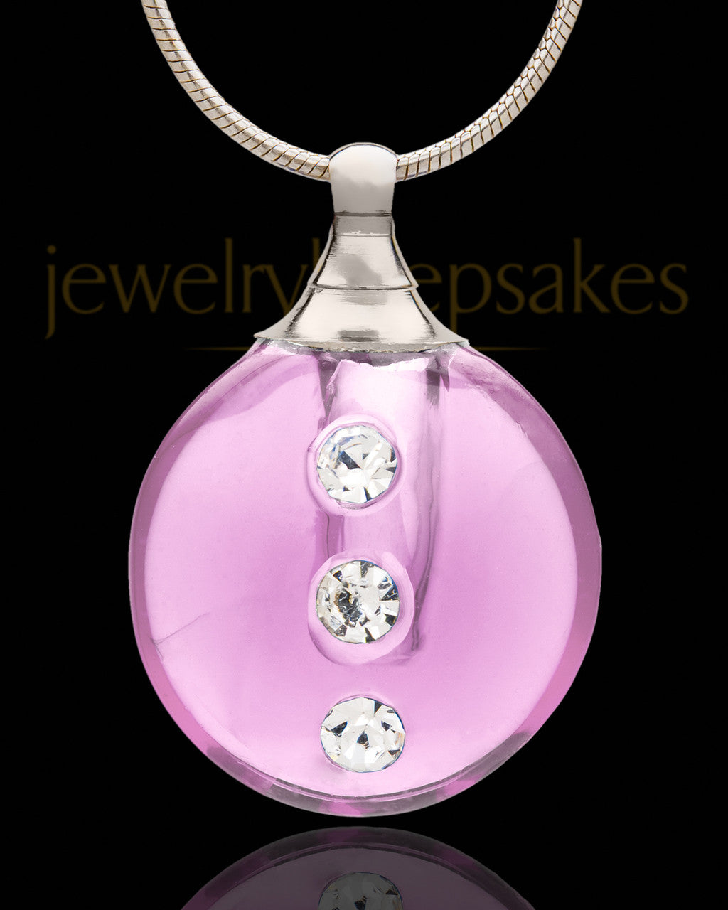 Urn Jewelry Rose Security Glass Locket