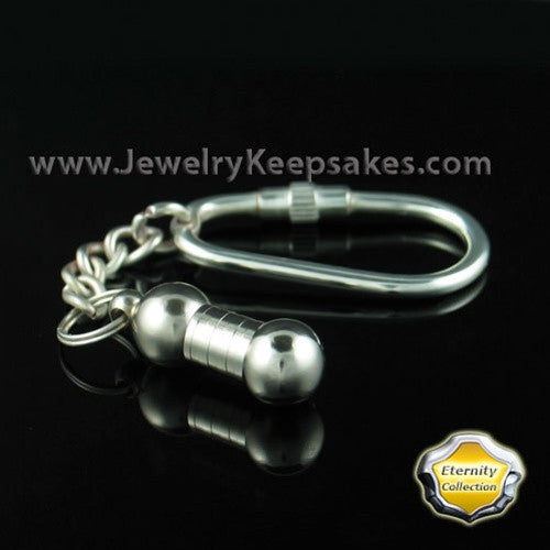 Memorial Keepsake Keychain Silver Plated Joyful - Eternity Collection