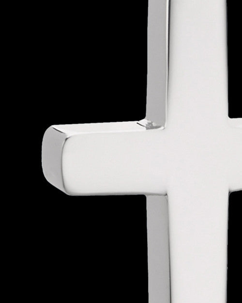 Stainless Cremains Locket October Memorable Cross - Eternity Collection