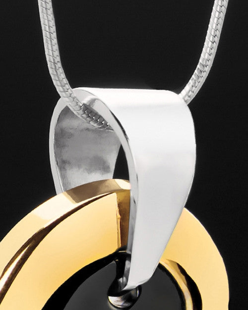 Cremation Keepsake Gold Plated Candid Heart