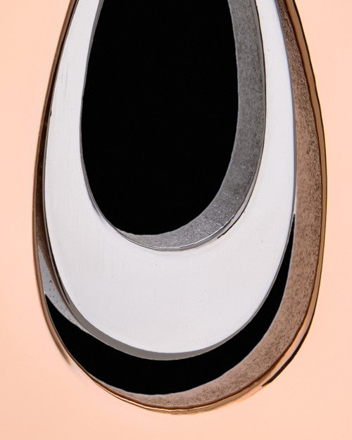 Rose Gold Plated Elegant Steel Teardrop Jewelry Urn