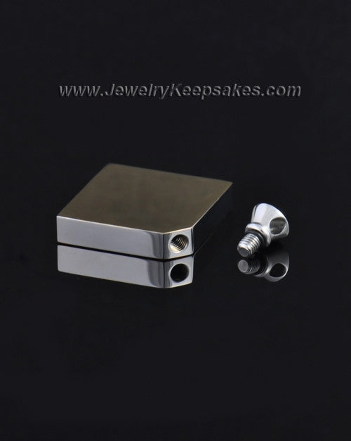 Stainless Gold Plated Beloved Diamond Cremation Keepsake