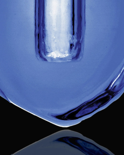 Cremains Jewelry Royal Blue Teardrop Glass Locket