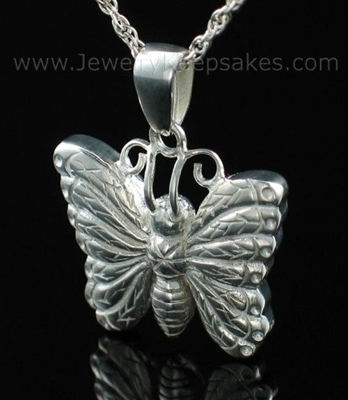 Memorial Urn Jewelry Sterling Silver Twinkle Butterfly