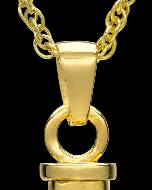 Memorial Pendant 14K Gold Love Filigree Heart