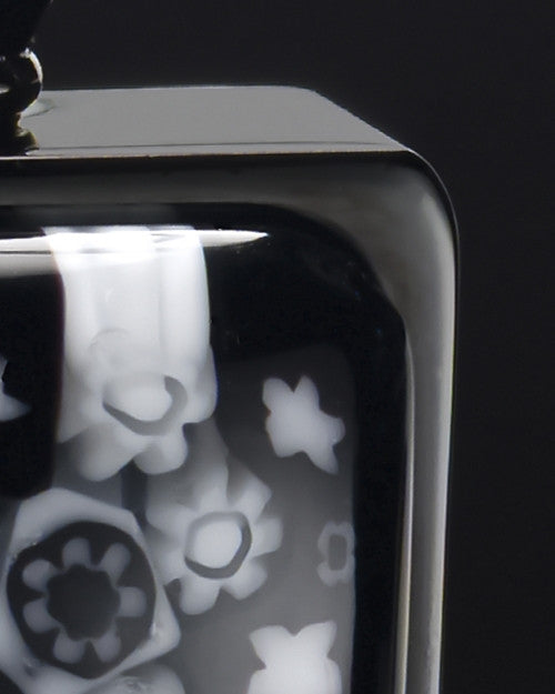 Black Plated Stainless Ebony Magic Keepsake Pendant