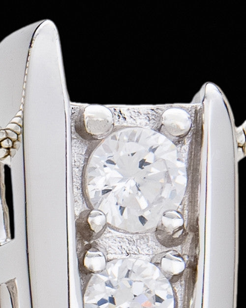 Silver Vigilance Cremation Urn Pendant