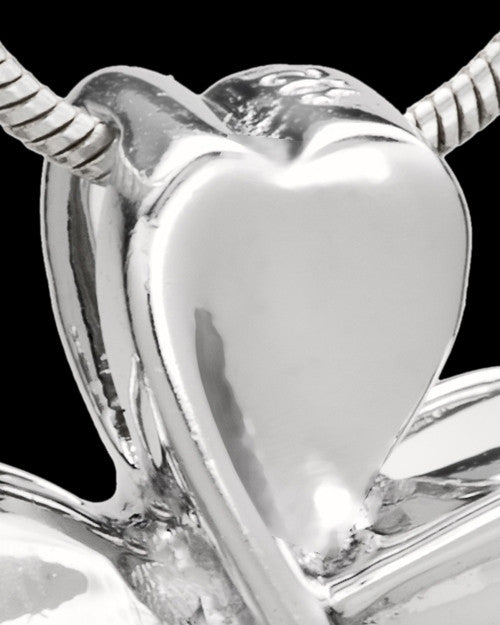 Sterling Silver Timeless Cross Cremation Urn Pendant