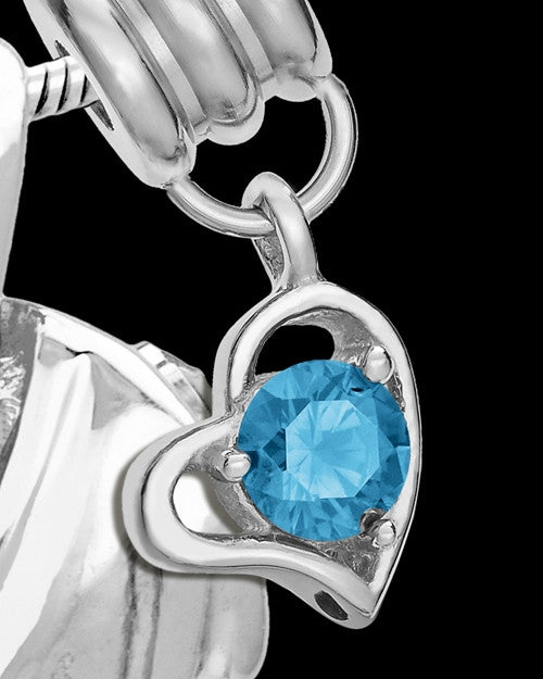Sterling Silver Grace Cremation Urn Pendant - December