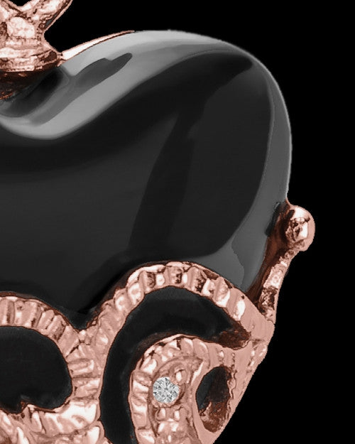 Rose Gold Plated Bundled Heart Keepsake Jewelry