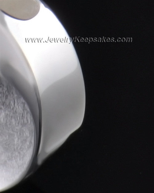 Sterling Silver Paired Round Urn Pendant