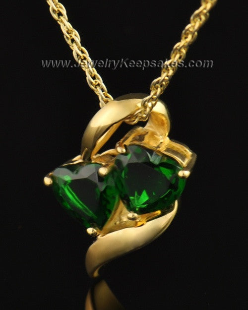 Gold Plated Envious Cremation Necklace