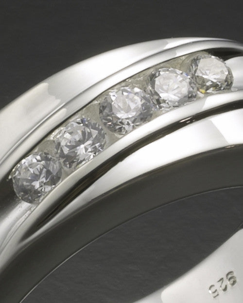 Men's Silver Fondness Cremation Ring