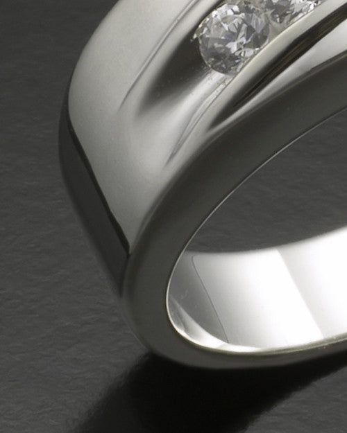 Men's Silver Fondness Cremation Ring