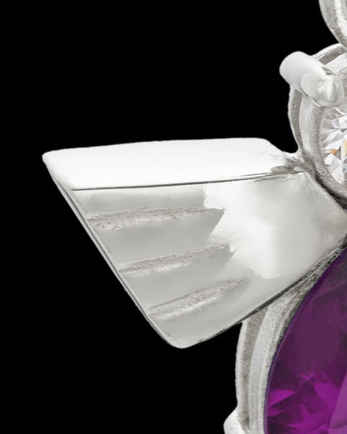 Sterling Silver Lavender Lovely Messenger Urn Keepsake