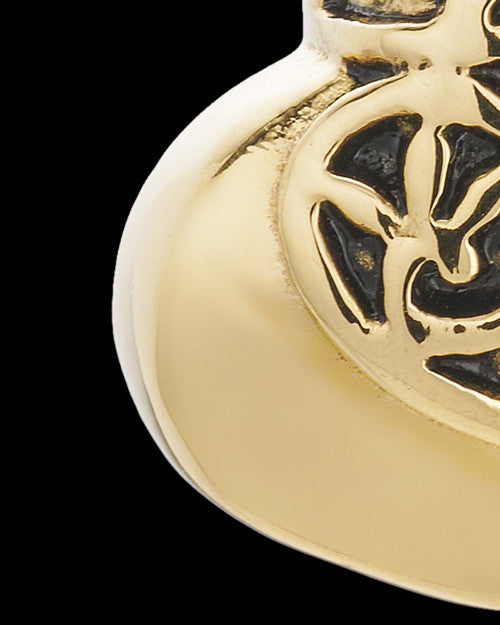 Gold Plated Intricate Heart Urn Pendant