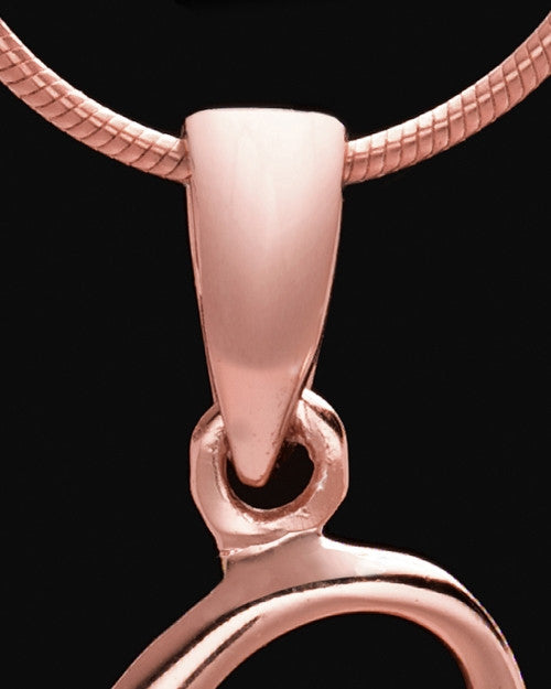Rose Gold Plated "C" Keepsake Jewelry