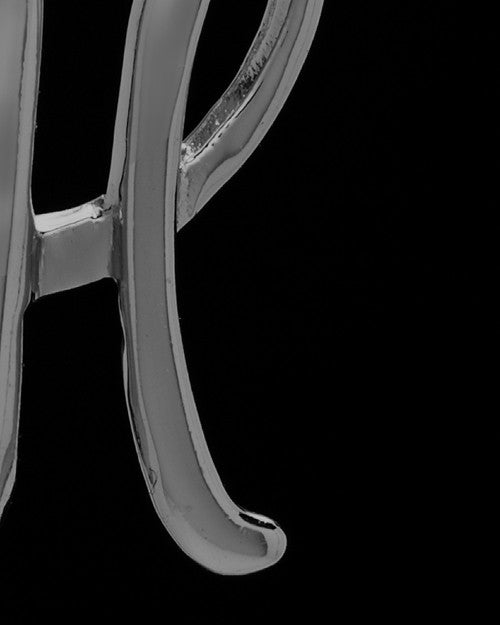 Black Plated "H" Keepsake Jewelry