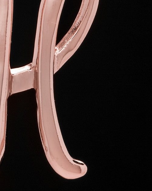 Rose Gold Plated "H" Keepsake Jewelry