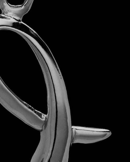 Black Plated "I" Keepsake Jewelry