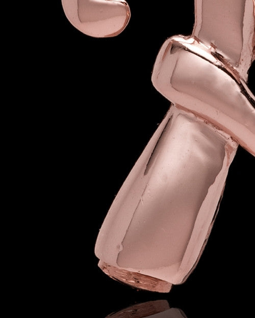 Rose Gold Plated "R" Keepsake Jewelry