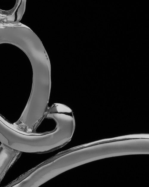 Black Plated "V" Keepsake Jewelry